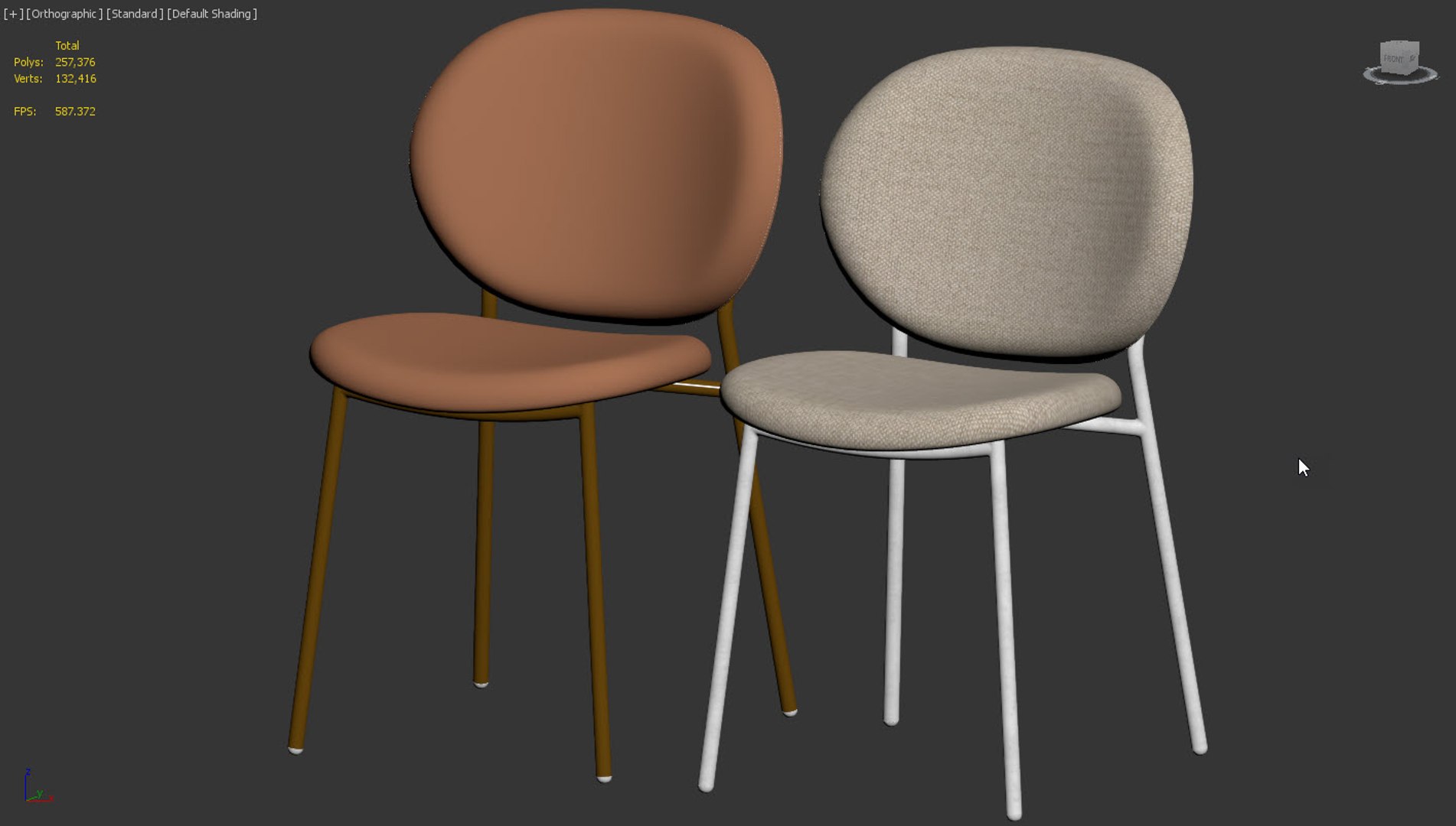 Ines Chairs By Calligaris 3D Model - TurboSquid 1838224