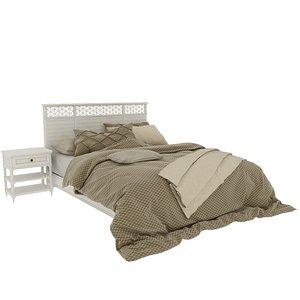 Cypress Grove King Wood Panel Bed