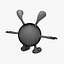 Cartoon Alien 02 (RIGGED T-POSE)