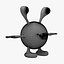 Cartoon Alien 02 (RIGGED T-POSE)