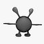 Cartoon Alien 02 (RIGGED T-POSE)
