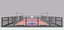 Cartoon Simple Basketball Court