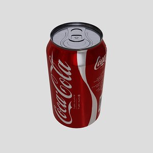 3D model drinks coke