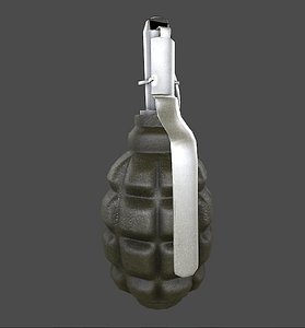 handgrenade f1 3d max