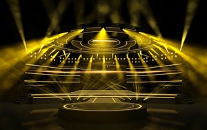 Virtual Event stage 05 3D model