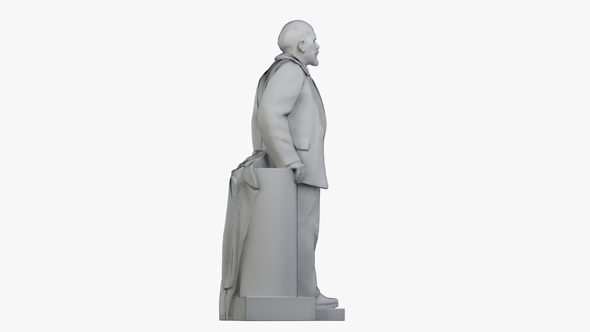 3D Lenin Vladimir Sculpture - TurboSquid 1921593