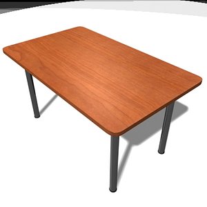 3d model table furniture desk