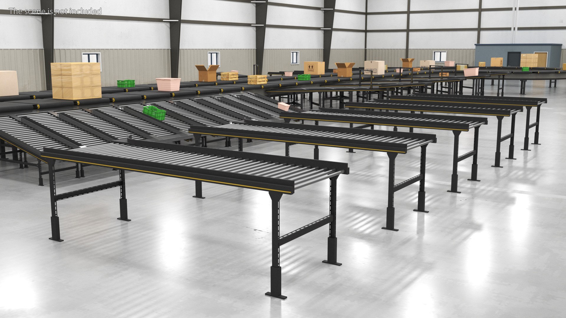 Factory Roller Table 3D Model - TurboSquid 2323130