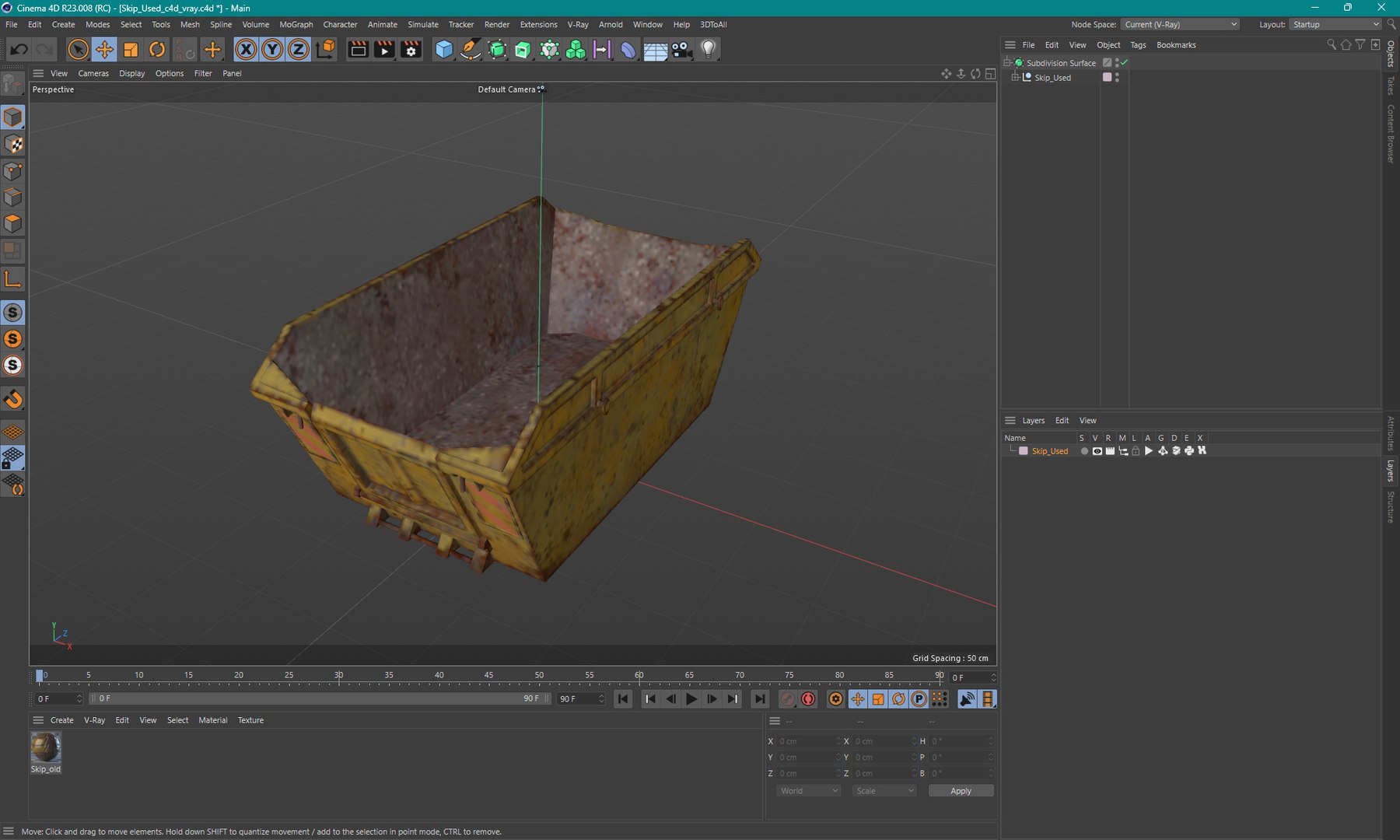 Skip Used Model - TurboSquid 2320560