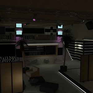 stonette 6 nightclub 3d max