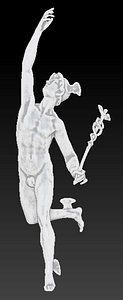 Mercury Hermes Statue