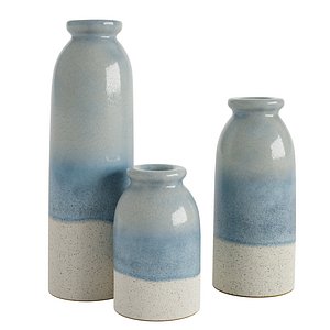 Blue Ceramic Vase 3 Sets model