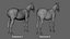 Horse Realistic VFX e Game Ready Model