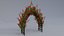 3d Gate With Flower 01