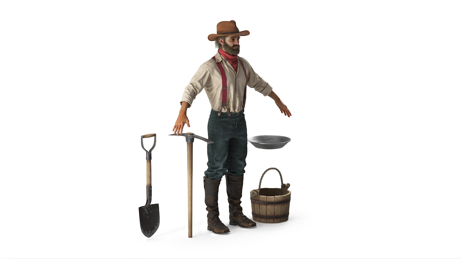 Wild West Prospector with Tools 3D https://p.turbosquid.com/ts-thumb/Wp/FaSgPE/e8/wild_west_prospector_with_tools_360/jpg/1731437929/1920x1080/turn_fit_q99/b75cb07027e3b4032807ae701b3fa0e7377dd14f/wild_west_prospector_with_tools_360-1.jpg