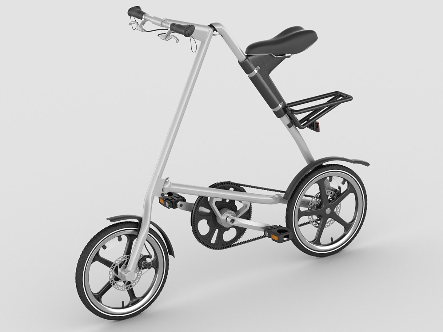 Strida Lt Bike 3d Model