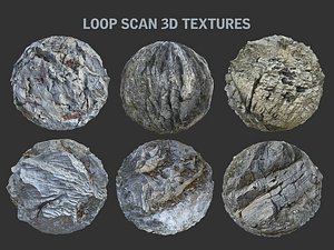 looped cliffs scanned 3D