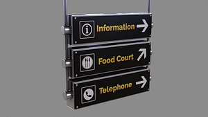 Airport Sign Board 3