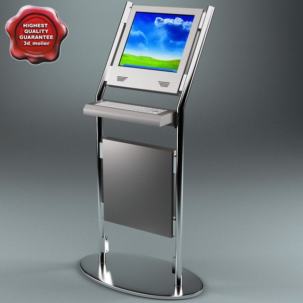 internet kiosk zd-8010 3d model