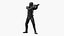 Star Wars Shadow Trooper with Blaster Shooting Pose 3D