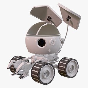 3D Sci-Fi Spherical Exploration Rover M1