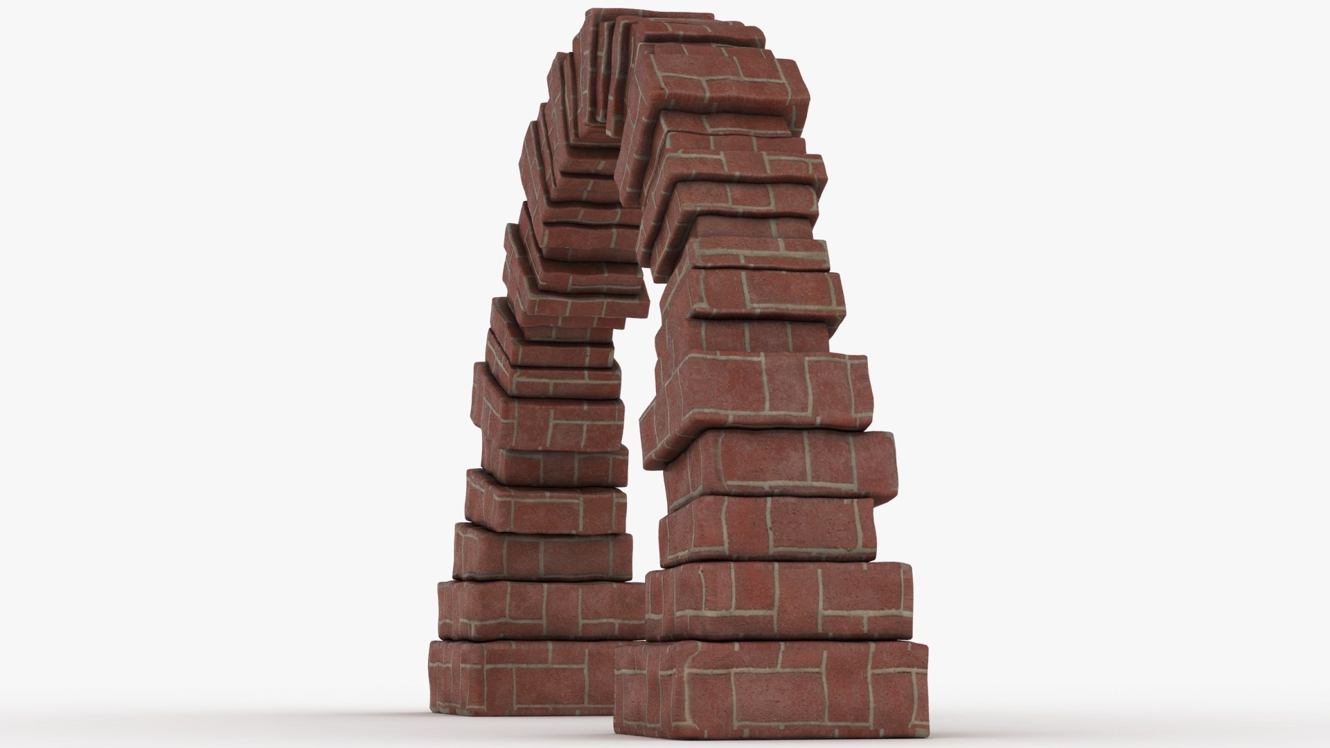 Realistic Brick Arch 3D - TurboSquid 1563678