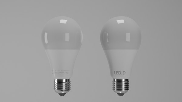 modelo 3d LED BULB LIGHT - FOCO LED - TurboSquid 2017233