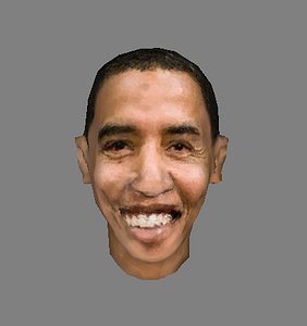 obama 3d model