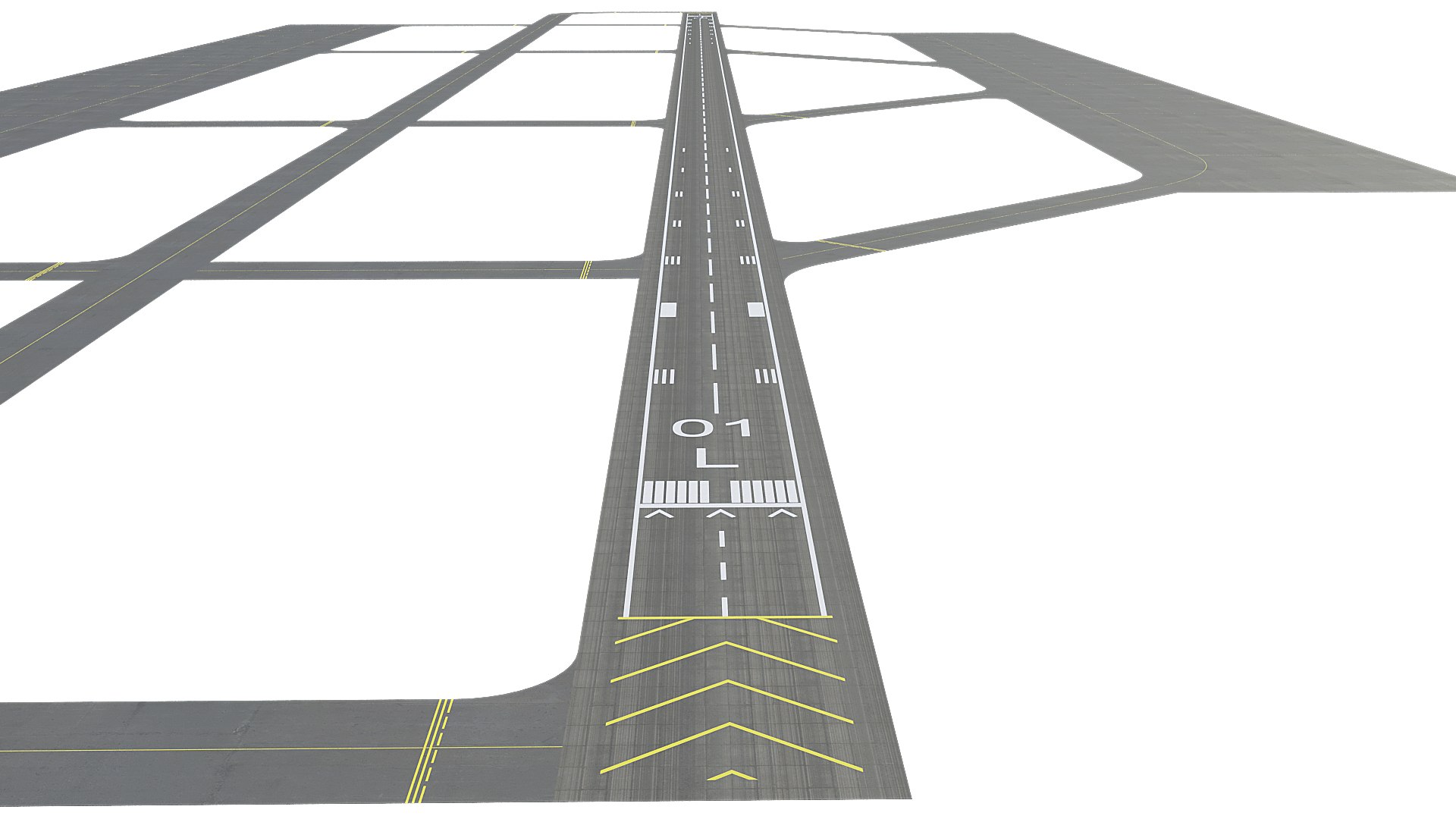 Airport Runway 3D model - TurboSquid 1861241