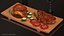 Smoked Bone In Ribeye Steak 3D Model