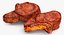 Smoked Bone In Ribeye Steak 3D Model
