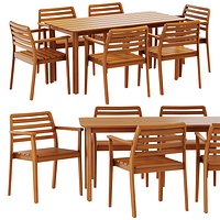 Palmar Rect Outdoor Dining Set