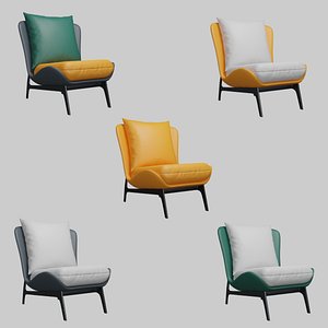 Nordic Sofa Chair 3D