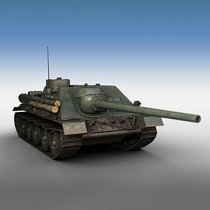 3D su-100 - tank