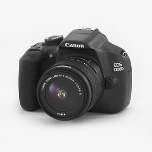 3D Canon EOS 1200D Digital Cameras 18-7 Mpix model