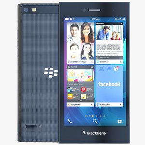 blackberry leap 3d model