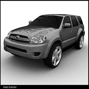 toyota 4runner 3d max