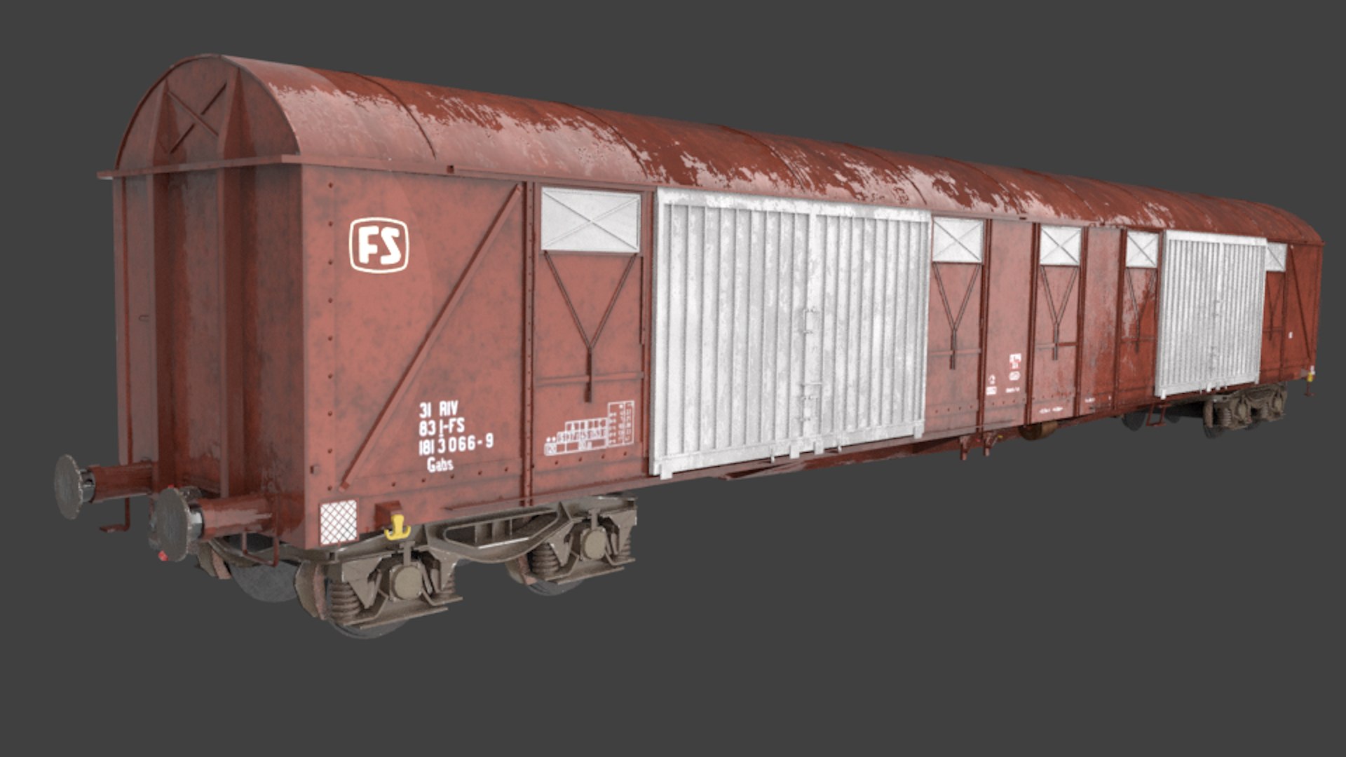 3D Model Italian Gabs Wagons - TurboSquid 2230597