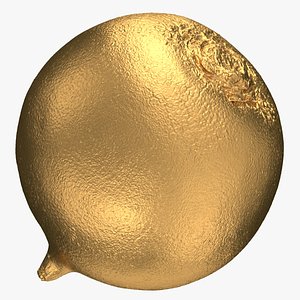 3D golden turnip