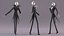 Personnage Jack Skellington marchant