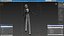 Personnage Jack Skellington marchant