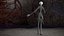 Personnage Jack Skellington marchant