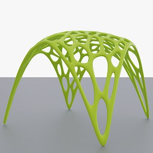 Landscape Organic Vault Pavilion 02 Voronoi
