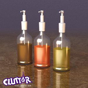 3d mixer clutterfood clutter model