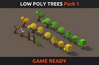 Low Poly Trees Pack 1
