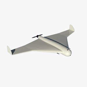 Russian Kamikaze Drone Kalashnikov 3D model R2R