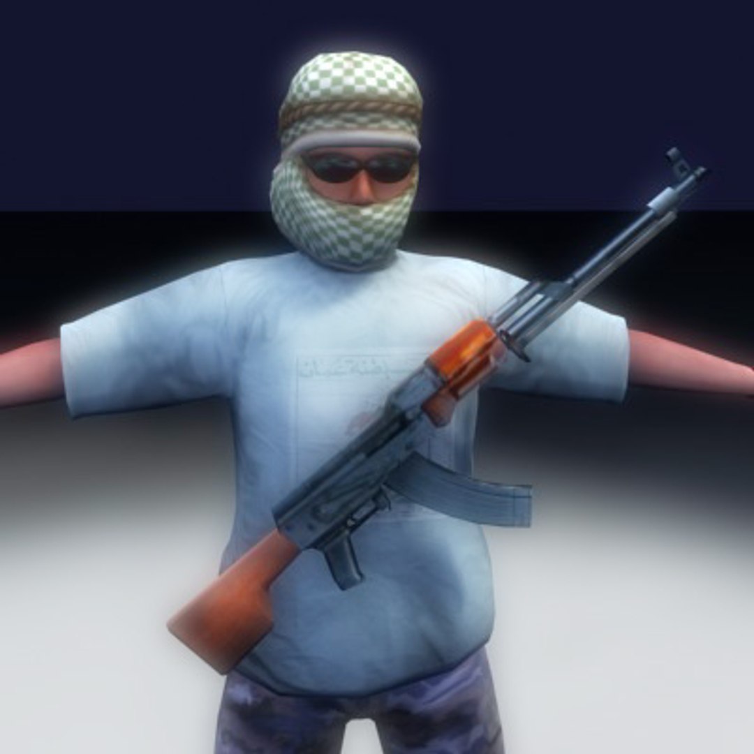 3ds Max Insurgent Terrorist