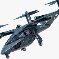 VX4 Electric Aircraft - Vertical Aerospace PBR