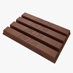 3ds realistic kit kat milk