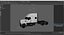 2025 Semi Truck White Rigged for Maya